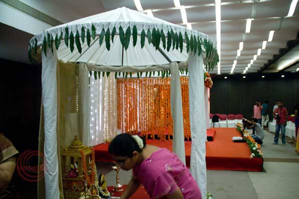 gowri mandap brahmin wedding ritual 